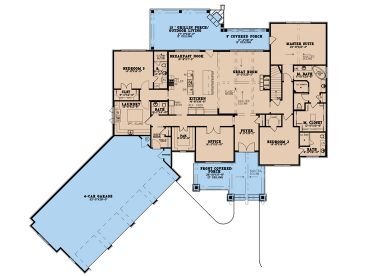 1st Floor Plan, 074H-0228