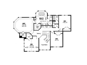 2nd Floor Plan, 014H-0065