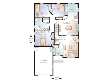 Floor Plan, 027H-0319