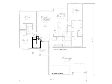 Opt. Floor Plan, 031H-0524