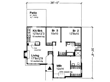 Floor Plan, 022H-0090