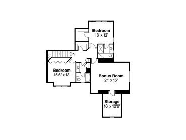 2nd Floor Plan, 051H-0170
