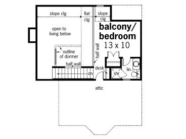 2nd Floor Plan, 021H-0010