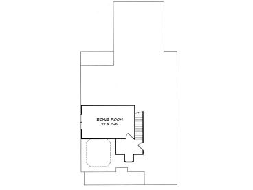 2nd Floor Plan, 019H-0055