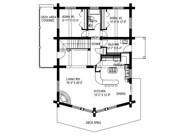 1st Floor Plan, 012L-0054