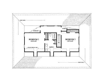 2nd Floor Plan, 063H-0049