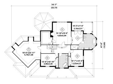 2nd Floor Plan, 072H-0237