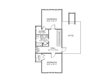 2nd Floor Plan, 067H-0004