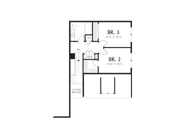 2nd Floor Plan, 034H-0376