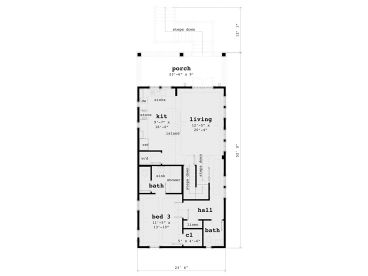 1st Floor Plan, 052H-0115