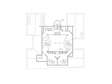2nd Floor Plan, 022H-0057