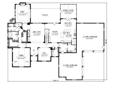 1st Floor Plan, 020H-0339