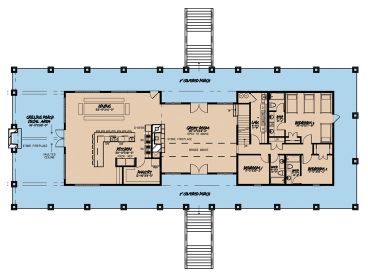1st Floor Plan, 074H-0014