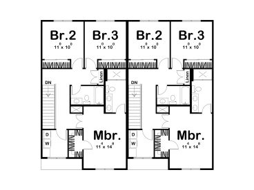 2nd Floor Plan, 050M-0024