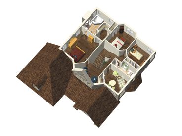 2nd Floor Plan, 072H-0125