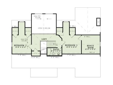 2nd Floor Plan, 025H-0347