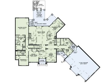 1st Floor Plan, 025H-0291