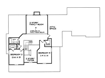 2nd Floor Plan, 019H-0076