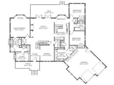 1st Floor Plan, 067H-0018