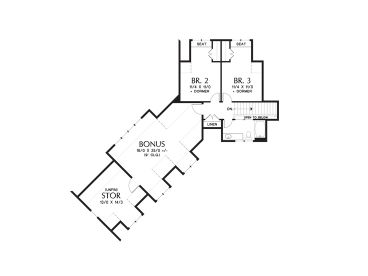 2nd Floor Plan, 034H-0413