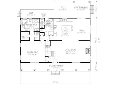 1st Floor Plan, 068H-0043