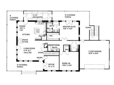 1st Floor Plan, 012H-0085