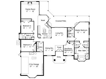 Floor Plan, 043H-0114