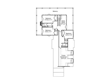 2nd Floor Plan, 017H-0026