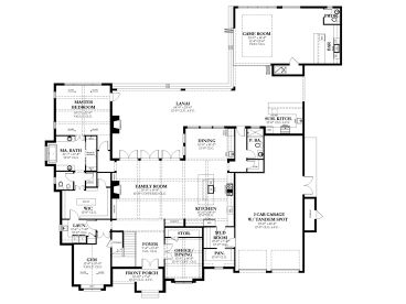 1st Floor Plan, 064H-0148