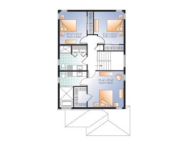 2nd Floor Plan, 027H-0345