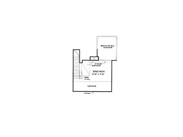 2nd Floor Plan, 054H-0136