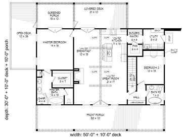 Floor Plan, 062H-0353