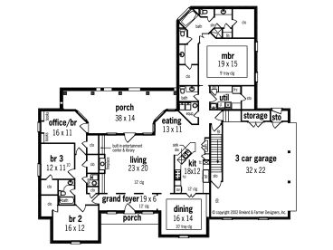 Floor Plan, 021H-0168