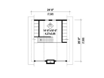 2nd Floor Plan, 072H-0216