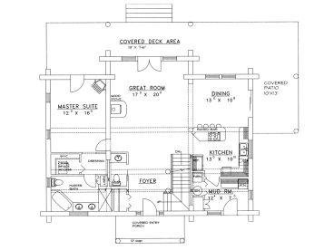 1st Floor Plan, 012L-0040