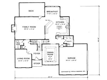 1st Floor Plan, 019H-0101