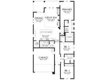 Floor Plan, 034H-0417