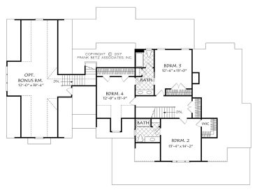 2nd Floor Plan, 086H-0002