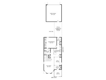 1st Floor Plan, 062H-0021
