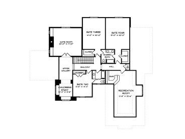 2nd Floor Plan, 029H-0076