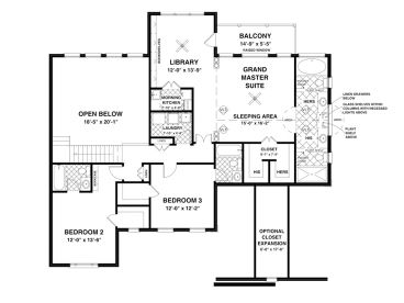 2nd Floor Plan, 007H-0085