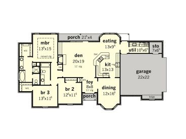 Floor Plan, 060H-0025