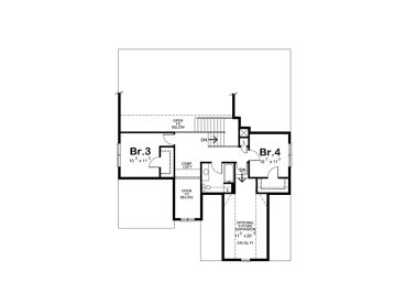 2nd Floor Plan, 031H-0328