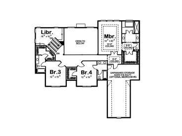 2nd Floor Plan, 050H-0082