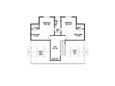 2nd Floor Plan, 006H-0068