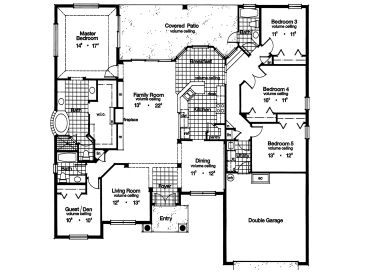 Floor Plan, 043H-0125