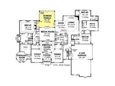 Floor Plan, 059H-0088