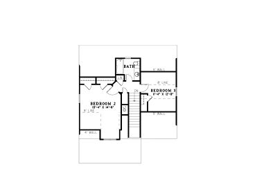 2nd Floor Plan, 025H-0154