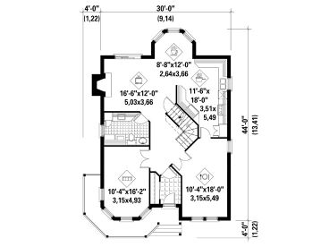 1st Floor Plan, 072H-0029