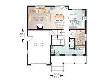 1st Floor Plan, 027H-0330